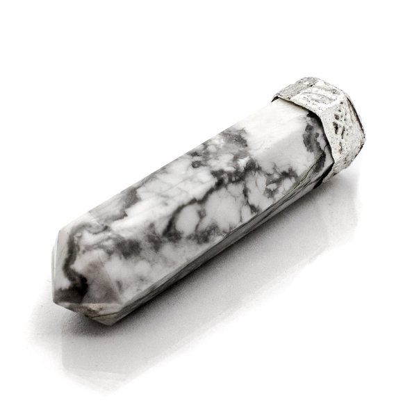 Natural Howlite Necklace for Calming Mind, Deeper Sleep, and Better Meditation - Picture 3 of 3